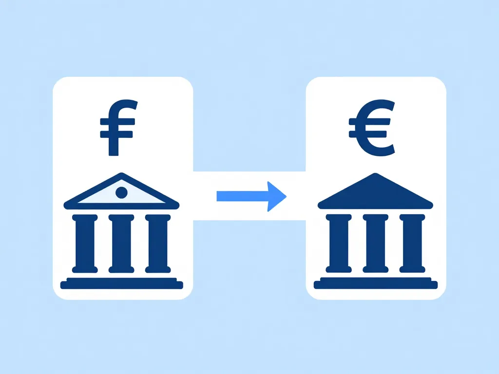 banque en suisse pour frontalier concept diagramme comparaison