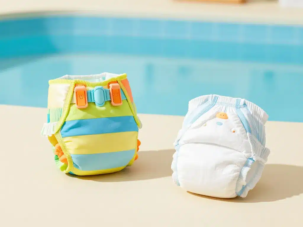 bebe piscine couche jetable lavable