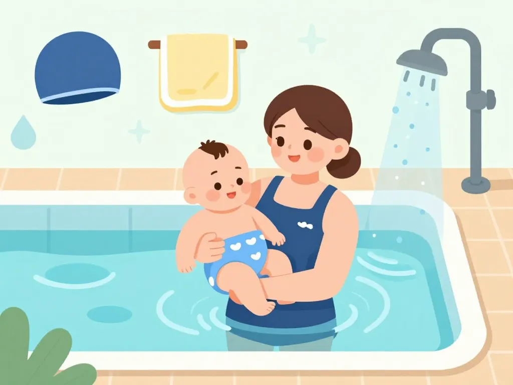 bebe piscine couche hygiene piscine