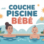 bebe piscine couche scene maman bebe piscine