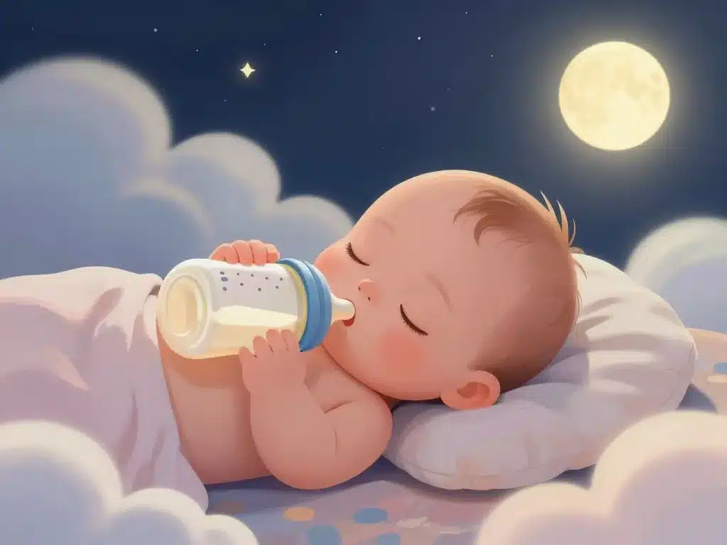 bébé s'endort au biberon et réclame 1h après, relation sommeil alimentation