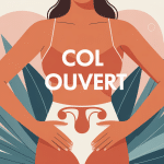 col ouvert chez la femme illustration utérus