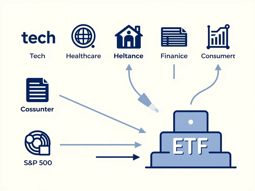 Diagramme fonctionnement ETF BNP Paribas Easy S&P 500