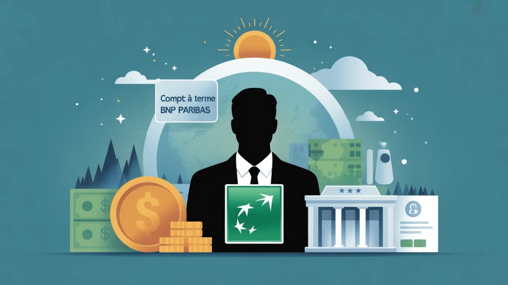Illustration épargne sécurisée compte à terme bnp paribas
