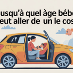 cosy jusqu'à quel age illustration siège auto bébé