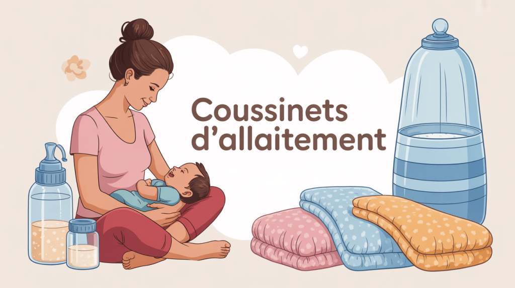 illustration coussinet d'allaitement types