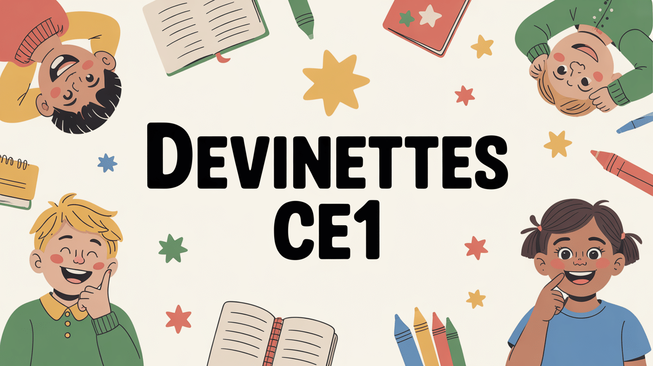 devinette ce1 enfants joyeux en classe ambiance scolaire
