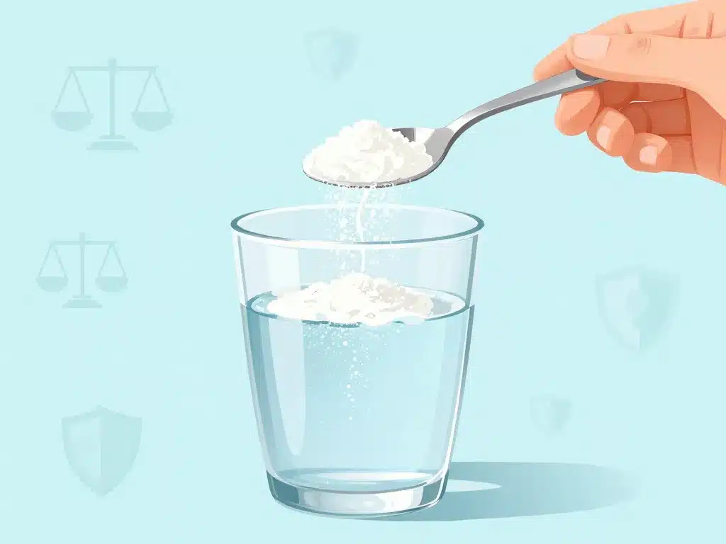 dosage bicarbonate de soude a boire illustration dosage prise adulte