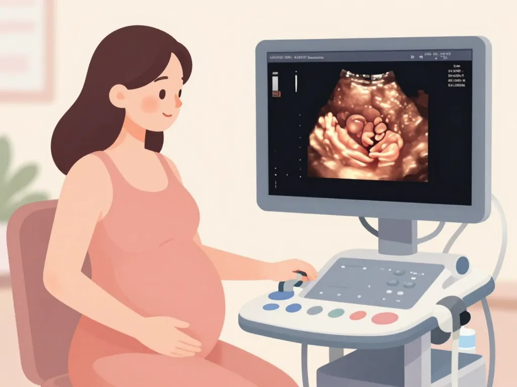 echo 3d bebe trisomique explication visuelle