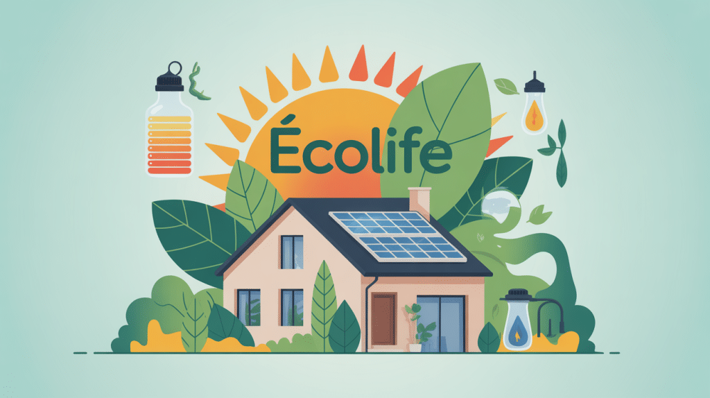 ecolife avis illustration maison éco responsable