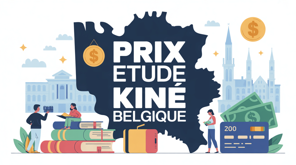 illustration coût étude kiné belgique prix