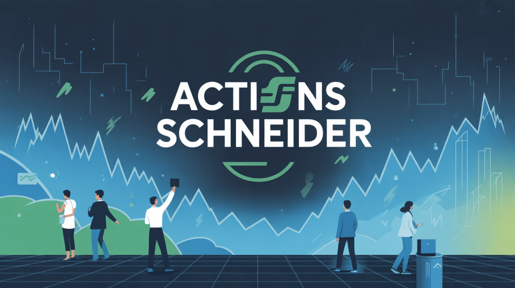 faut-il vendre les actions schneider, illustration de l'investissement en actions