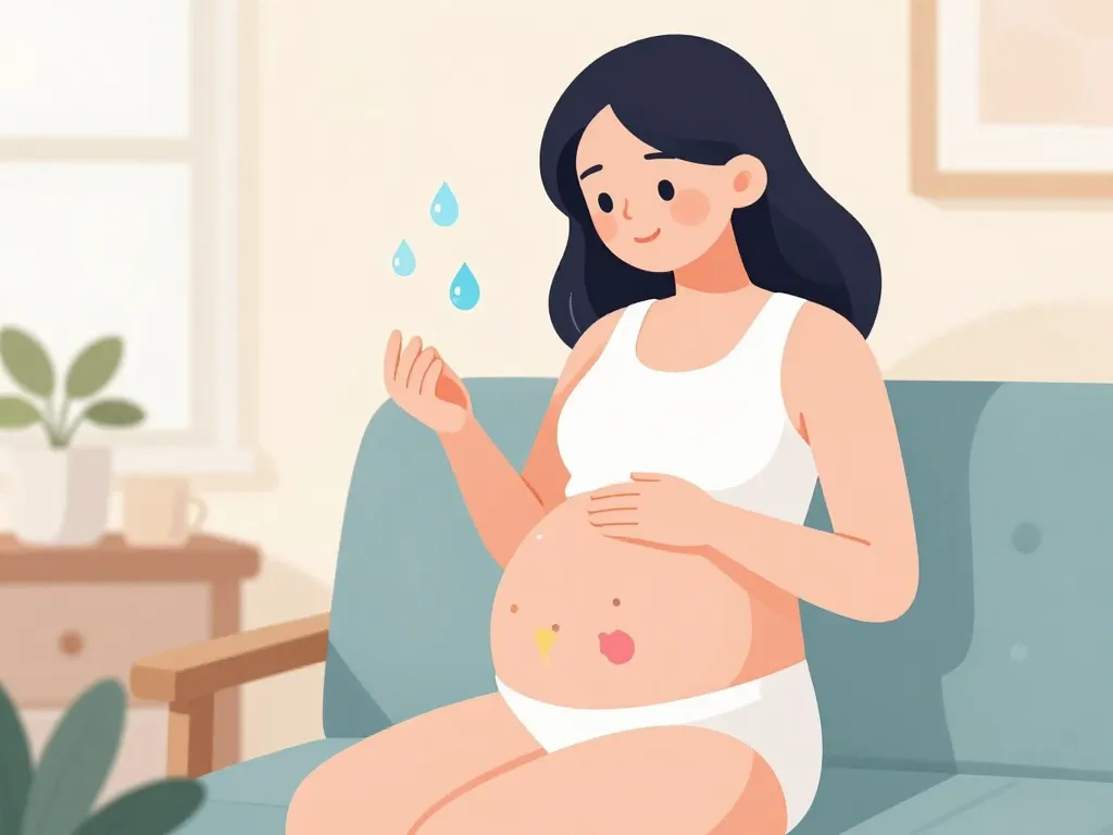 reconnaître fissure poche des eaux test papier toilette signes visuels