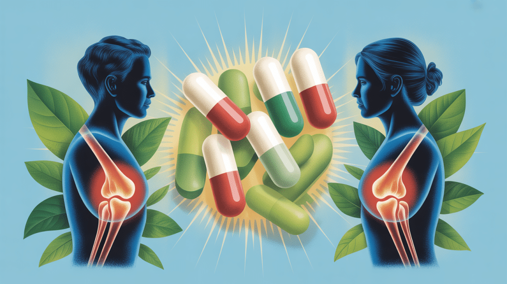 glucosamine et chondroïtine effets secondaires gélules et articulation illustration