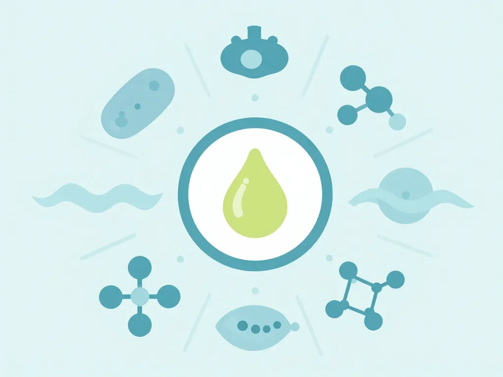 huile de ricin anti inflammatoire schéma action moléculaire