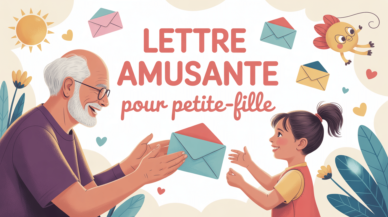 illustration douce enveloppe et animaux lettre amusante pour ma petite fille