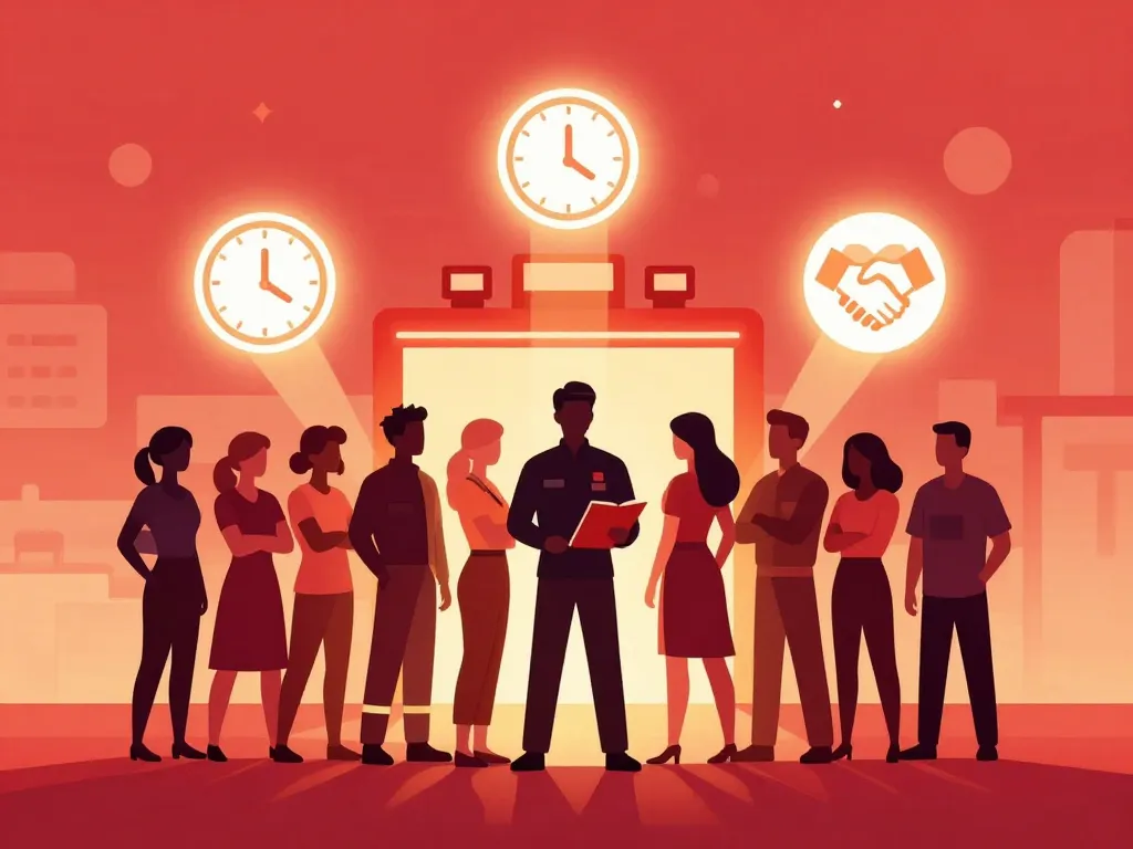 illustration attentes lettre de motivation pompier volontaire devant caserne