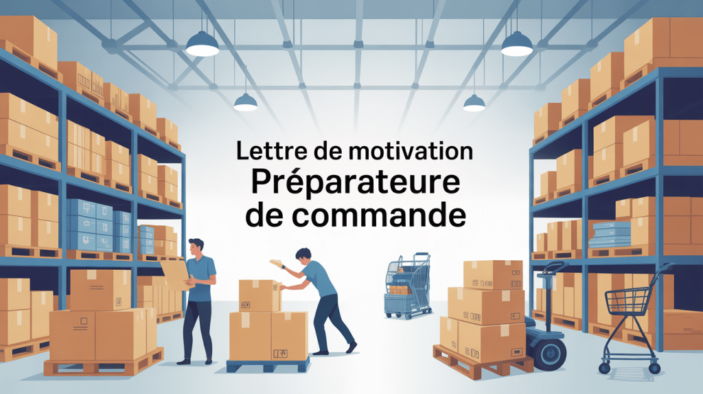 lettre de motivation preparateur de commande dans un entrepot moderne