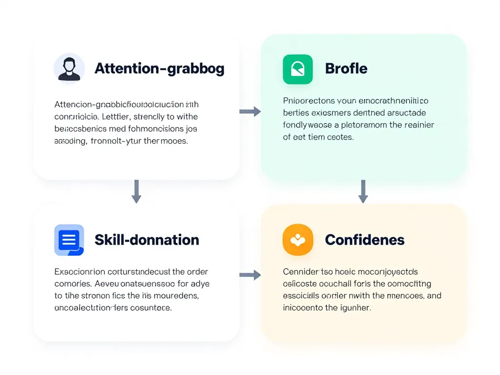 structure lettre de motivation preparateur de commande schema visuel
