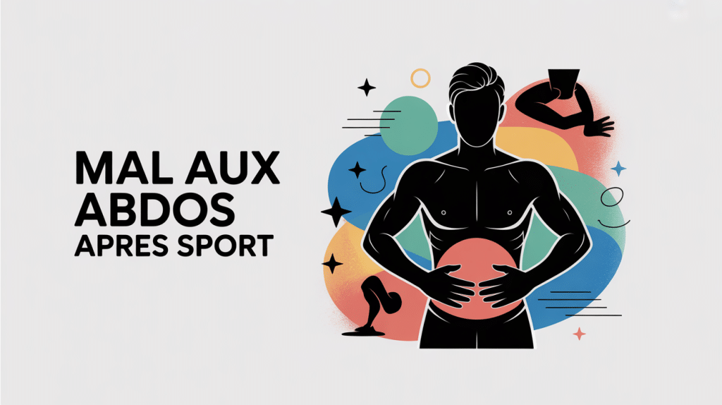 visuel moderne douleur mal aux abdos apres sport