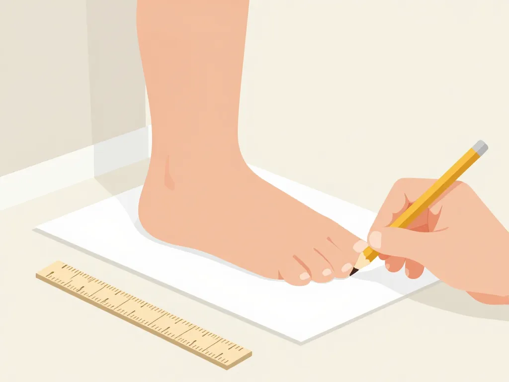 Schéma mesure pied bébé pour taille chaussure bebe