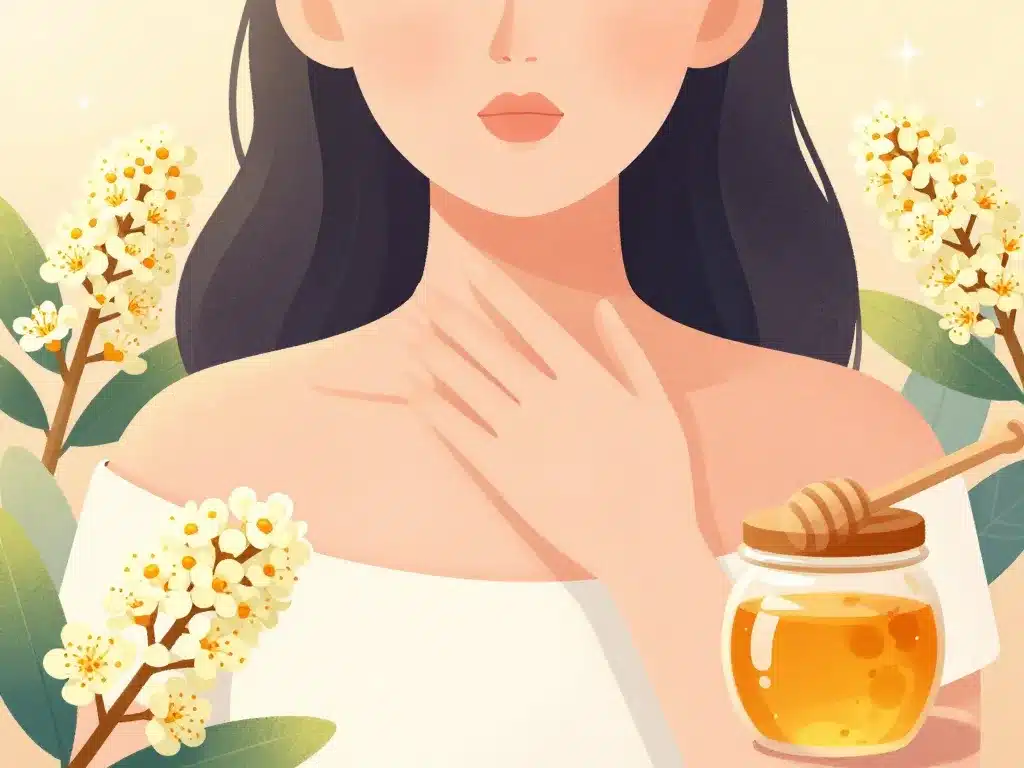 miel de manuka 15 bienfaits illustration peau bouche orl