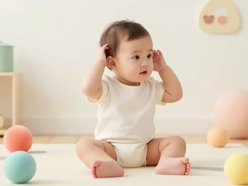 mon bébé secoue sa tête de gauche à droite rapidement jouet découverte