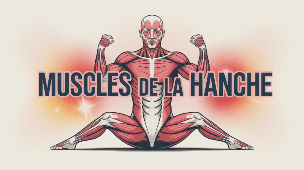 Présentation stylisée des muscles de la hanche