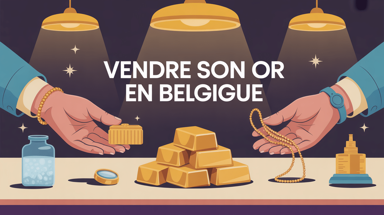 illustration ou vendre son or au meilleur prix en belgique