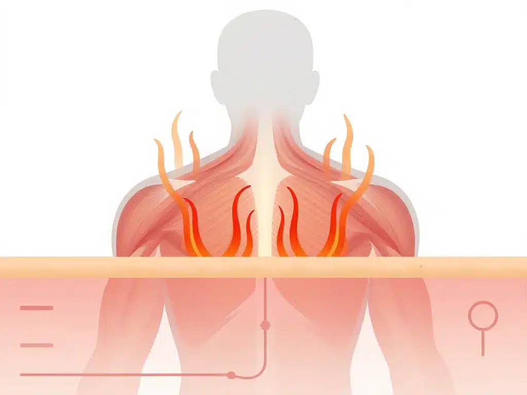 diagramme effet pommade chauffante pour mal de dos