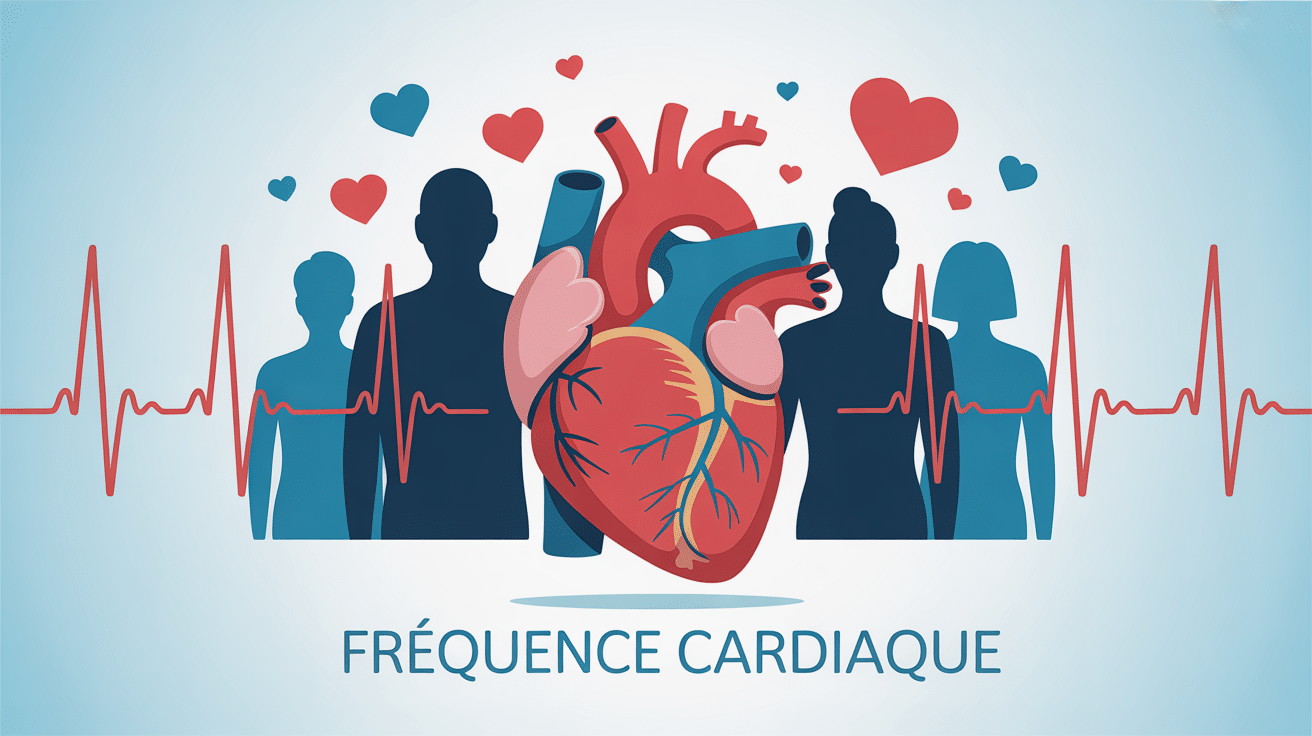 illustration santé coeur sur quel est la bonne frequence cardiaque