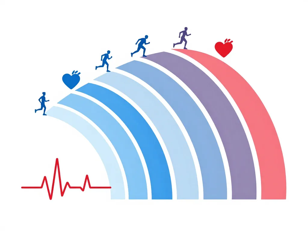 diagramme repères zones quel est la bonne frequence cardiaque repos effort