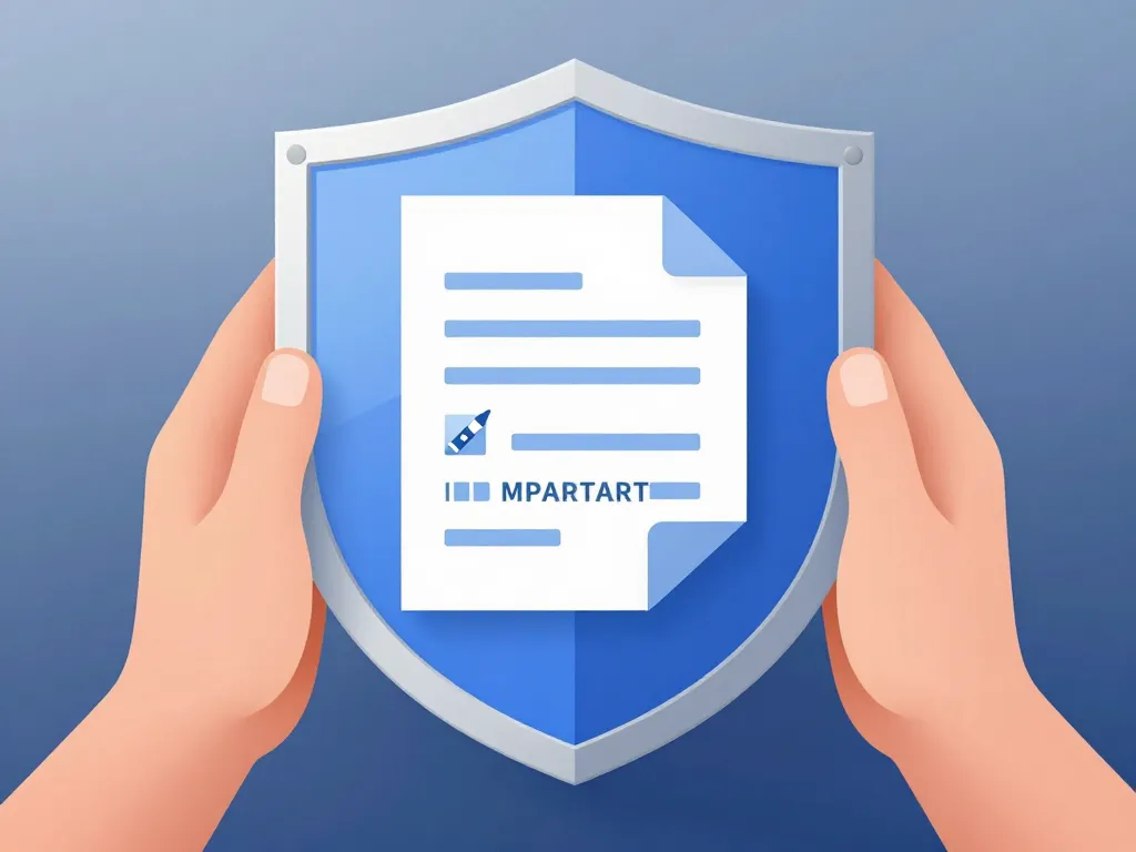 illustration protection et correction récapitulatif de votre candidature signé