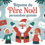 réponse du père noël personnalisé gratuite enfants recevant lettres et vidéos