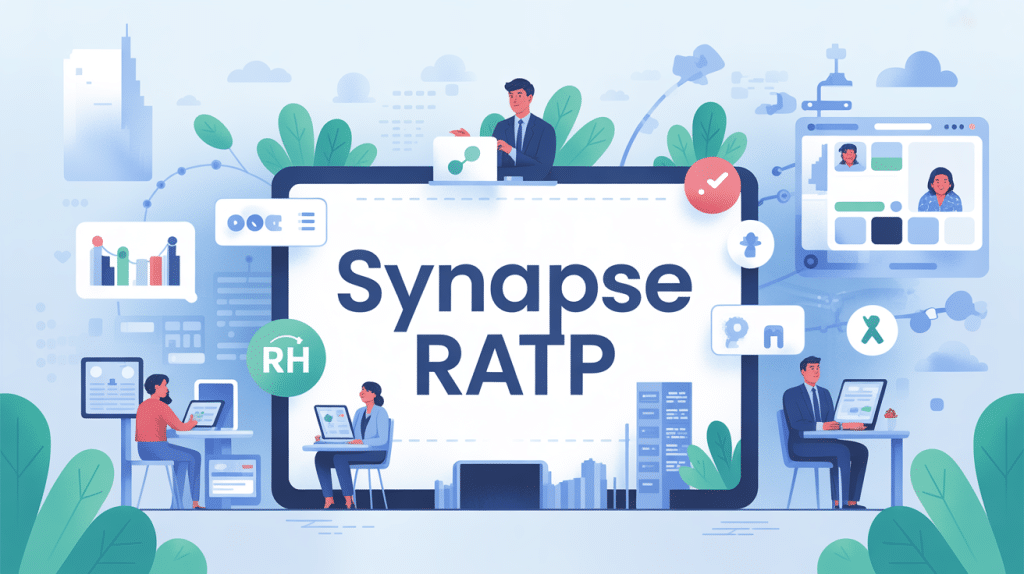 illustration synapse ratp plateforme numérique collaborateurs