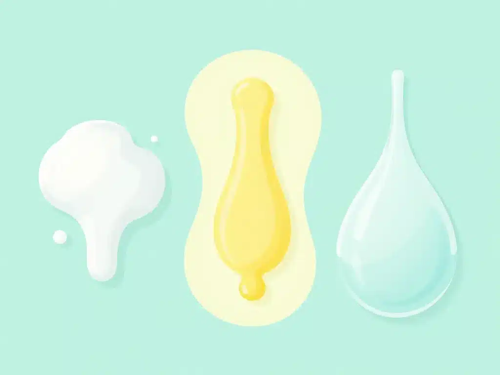 Diagramme différences liquides test maison fissure poche des eaux