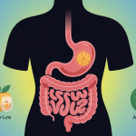 illustration vectorielle ventre ballonne et gonfle moderne