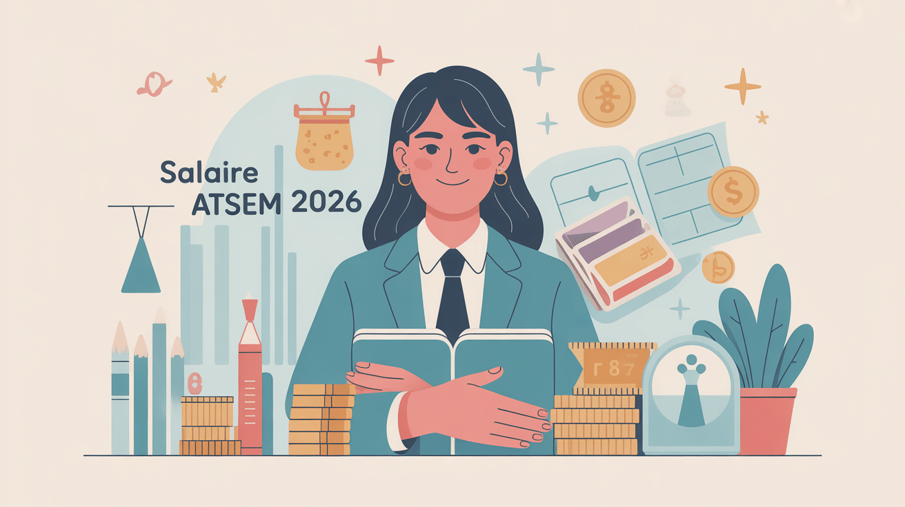 illustration atsem salaire 2026 grille indiciaire et primes