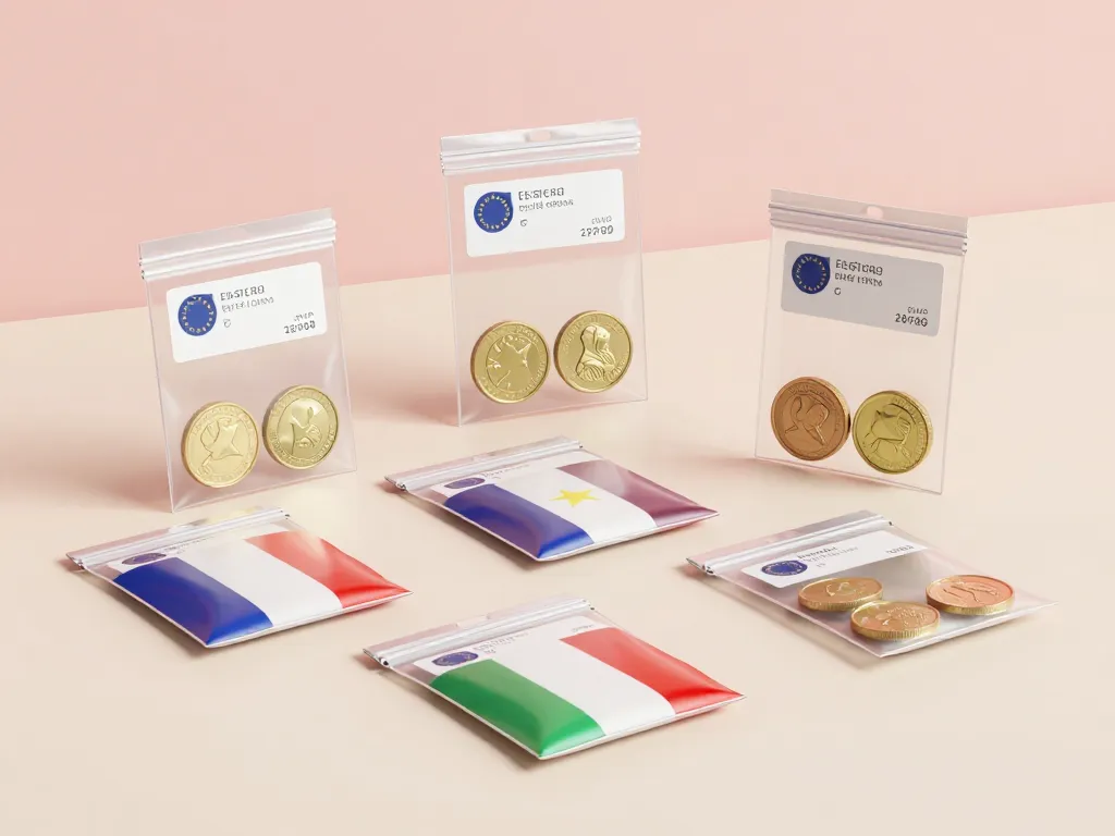 Combien vaut le sachet des premiers euros sachets officiels