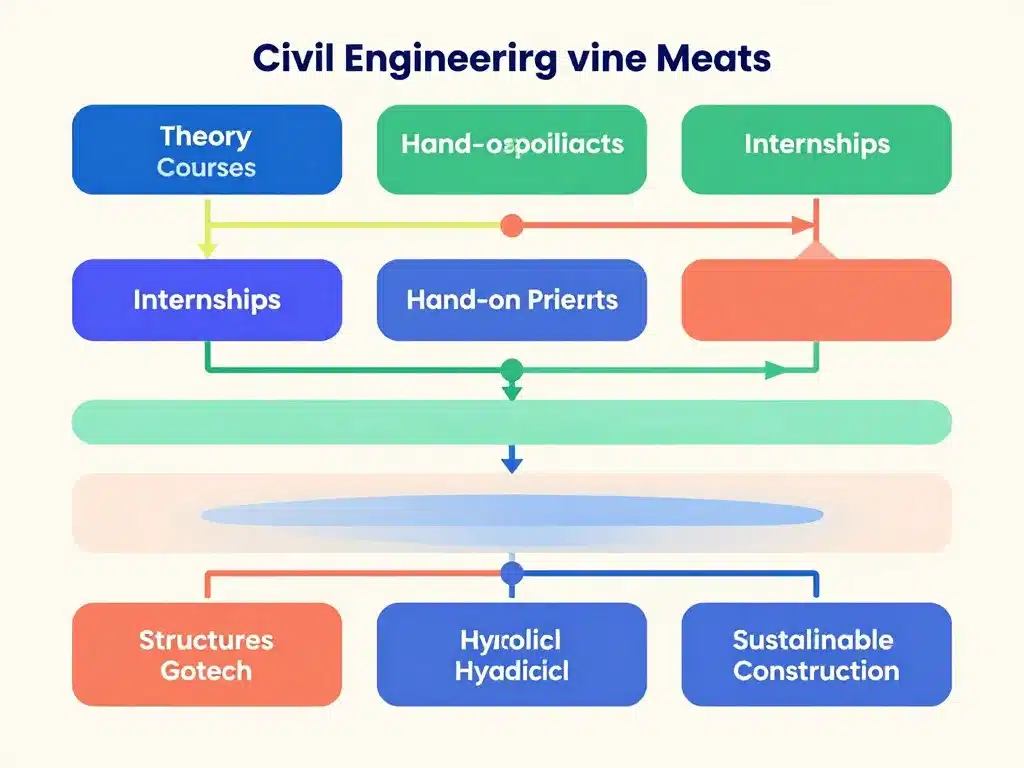schéma cursus master génie civil parcours