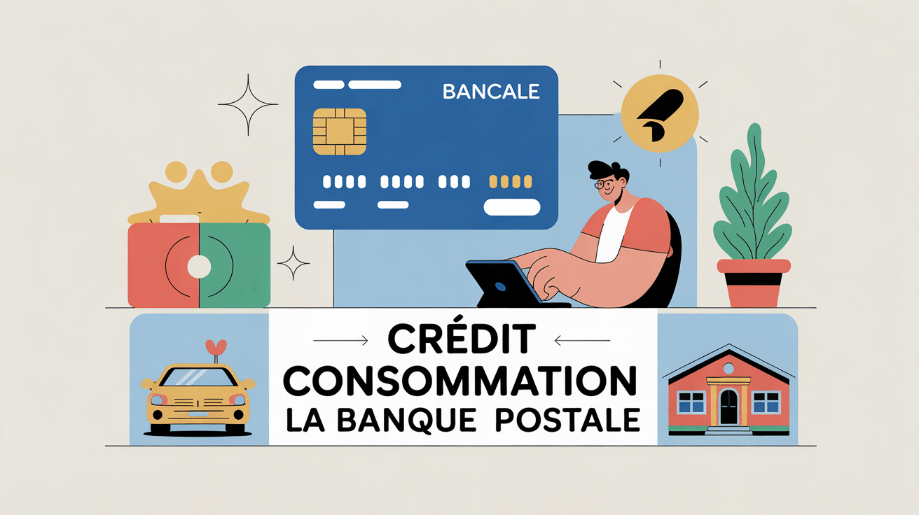 credit consommation la poste carte bancaire et projets