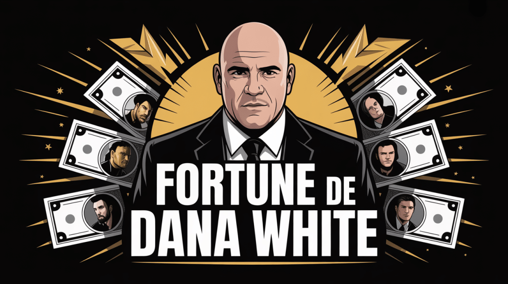 dana white fortune illustration stylisée sport business mma