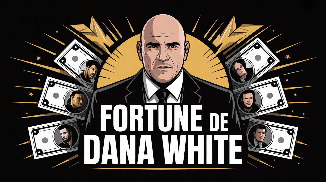 dana white fortune illustration stylisée sport business mma