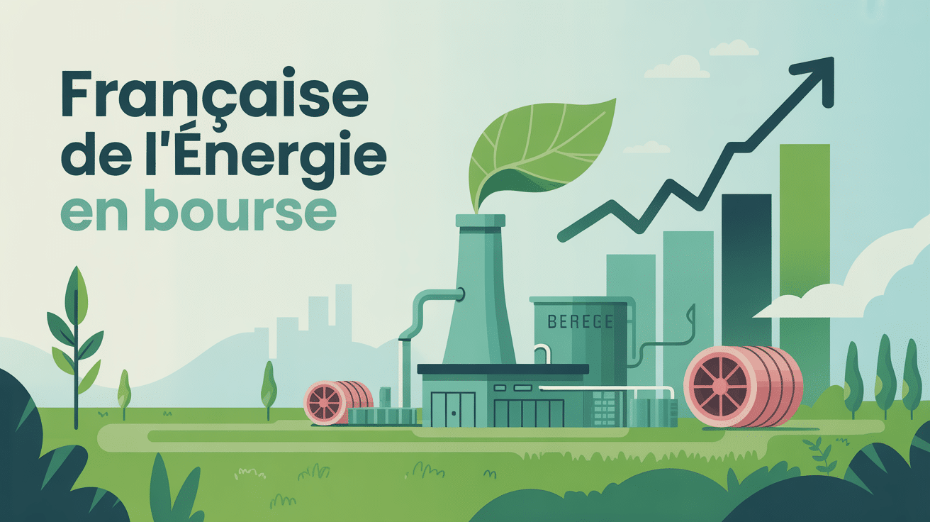 francaise de l energie bourse illustration croissance verte