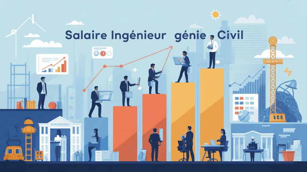 ingénieur génie civil salaire évolution et progression professionnelle