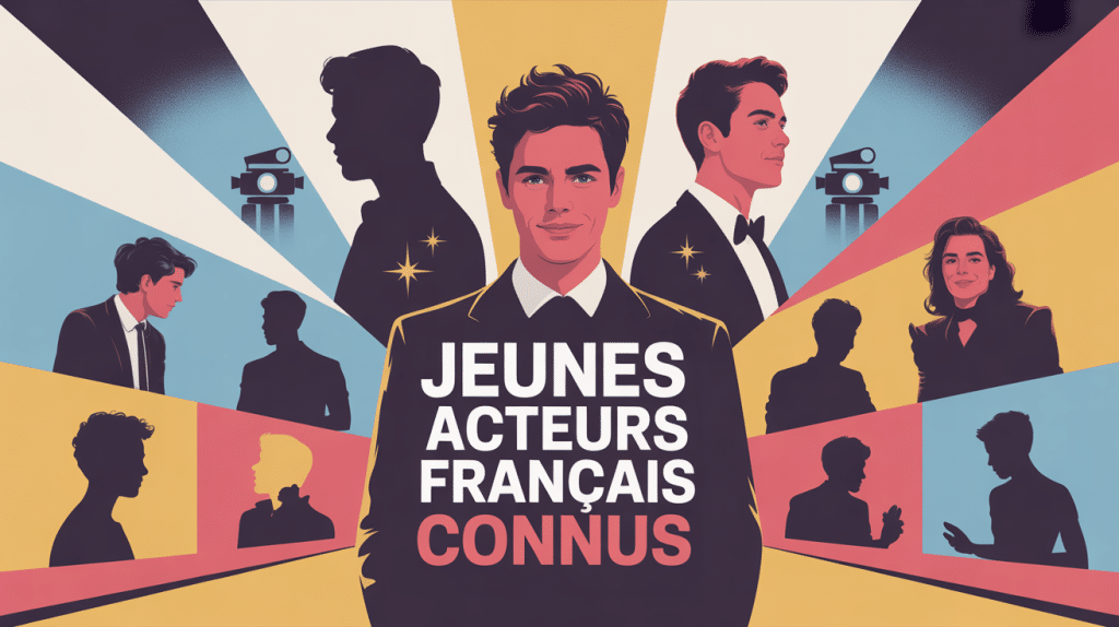 jeunes acteurs français connus illustration cinéma séries