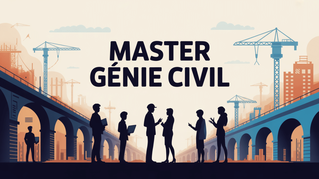 illustration master génie civil ingénieurs infrastructures