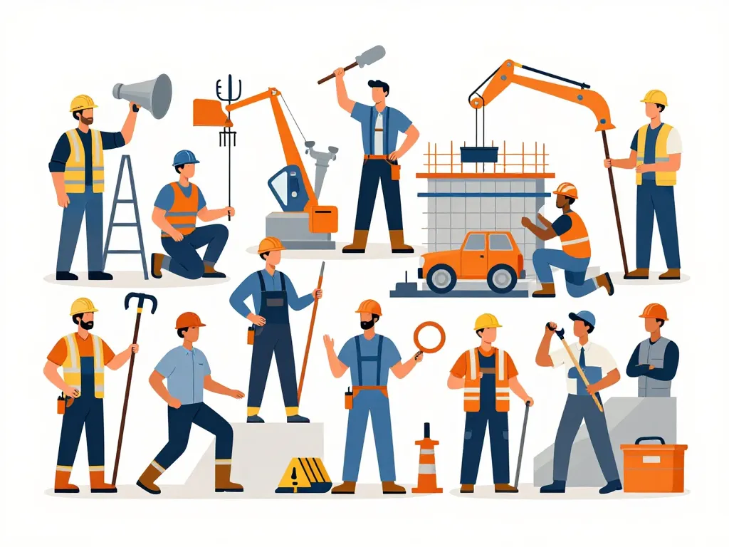 Panorama métiers du bâtiment le mieux payé illustration