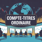 qu'est ce qu'un compte titre illustration stylisée environnement financier