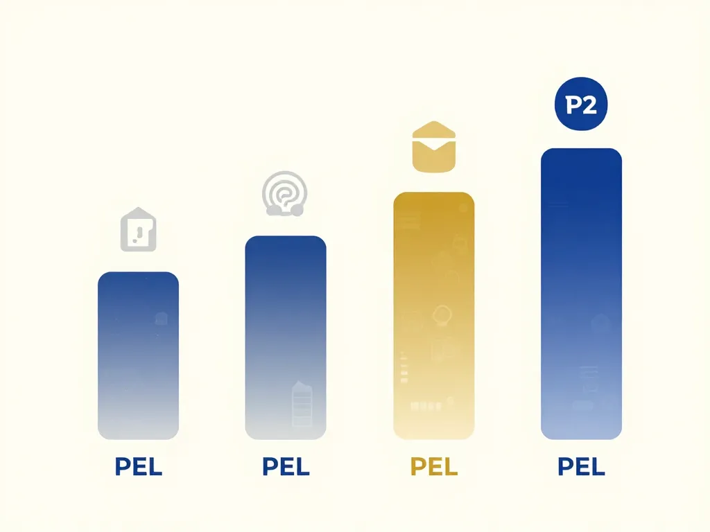 Comparatif visuel taux du PEL en 2015 avec autres générations